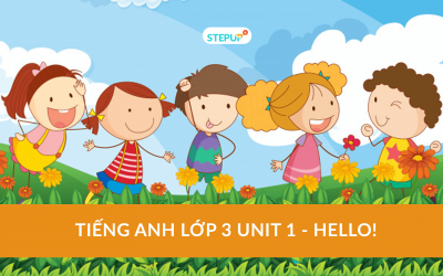 Tiếng Anh lớp 3 unit 1 – Hello!