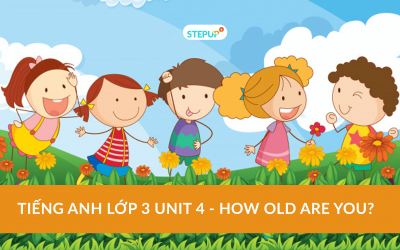 Tiếng Anh lớp 3 unit 4 – How old are you?