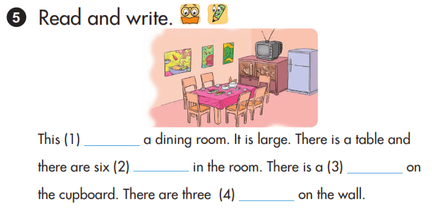 bài tập tiếng Anh lớp 3 unit 14