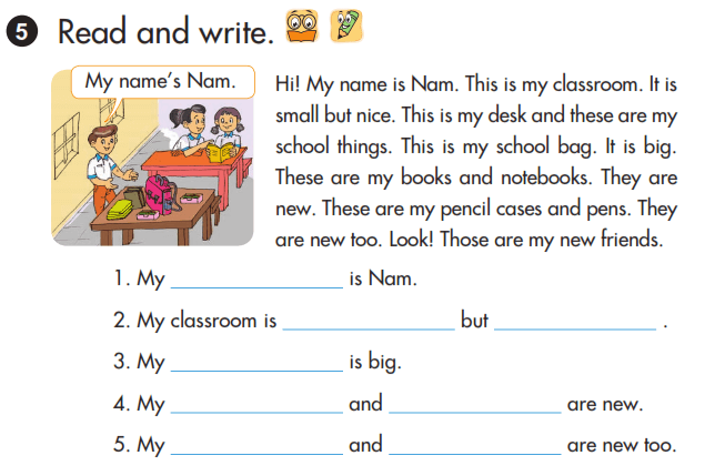 tiếng Anh lớp 3 unit 8 lesson 3