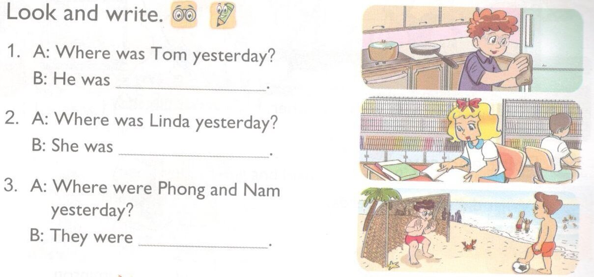 tiếng Anh lớp 4 unit 10 lesson 1