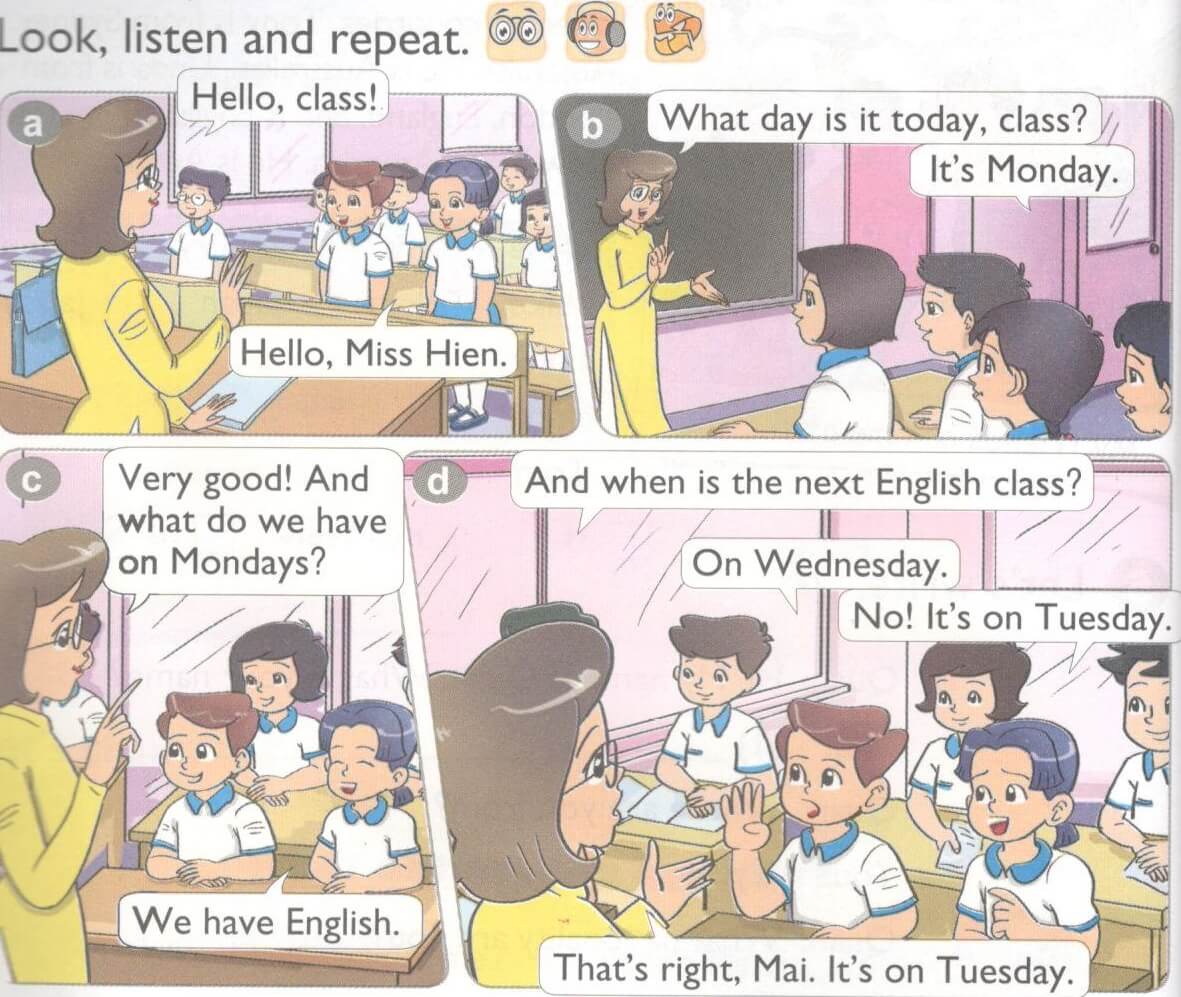tiếng Anh lớp 4 unit 3